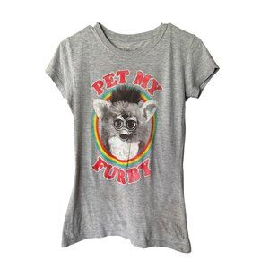 Furby Girl Medium Grey Shirt